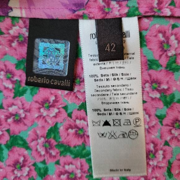 Roberto Cavalli Floral Print Blouse 🌺 - Picture 10 of 12